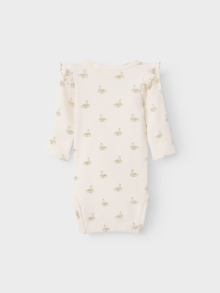 Lil Atelier 13239253 NBFGAVO EKO LS SLIM BODY LIL NOOS SWAN