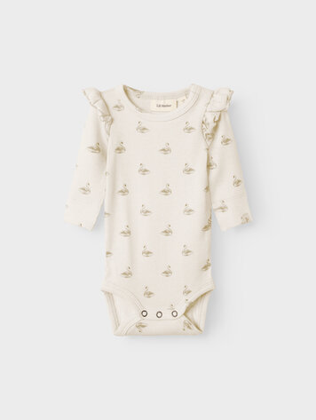 Lil Atelier 13239253 NBFGAVO EKO LS SLIM BODY LIL NOOS SWAN