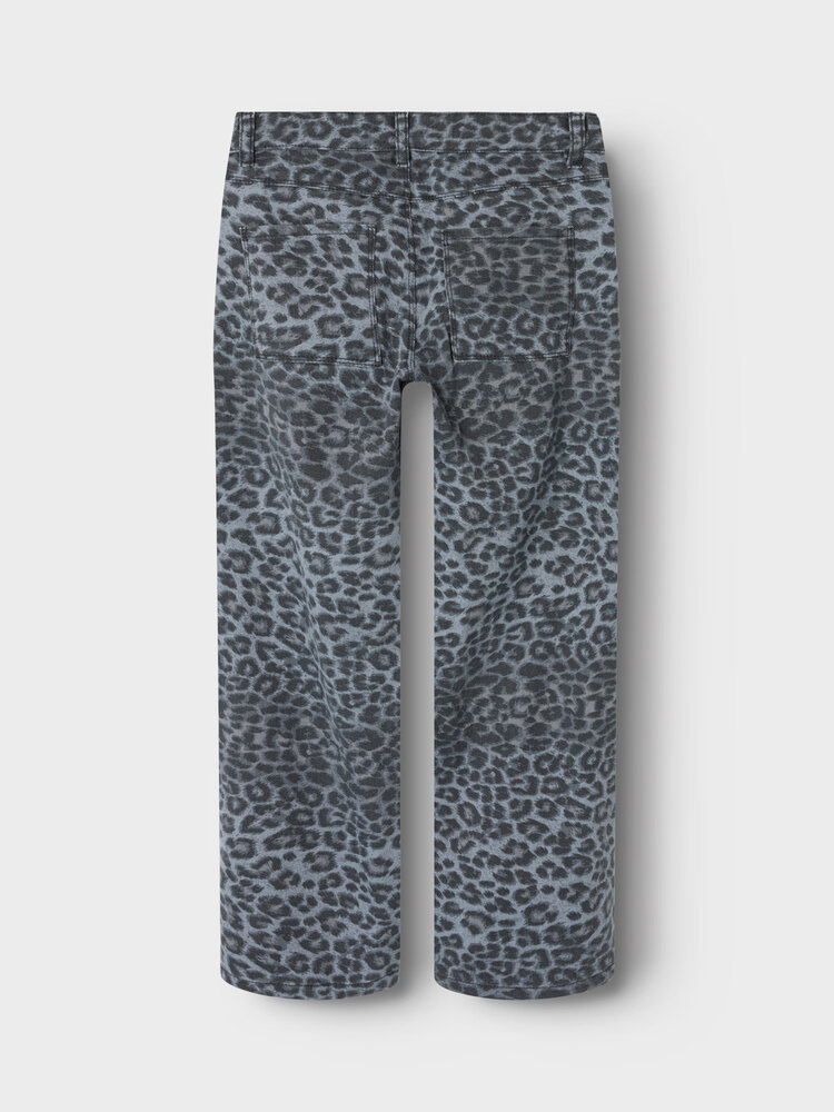 Name It 13241505 NKFROSE WIDE TWI PANTS 4444-TD NOOS Leo Grey