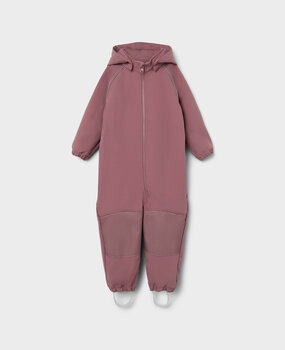 Name It 13165364 NMNALFA SOFTSHELL SUIT SOLID FO Wistful Mauve