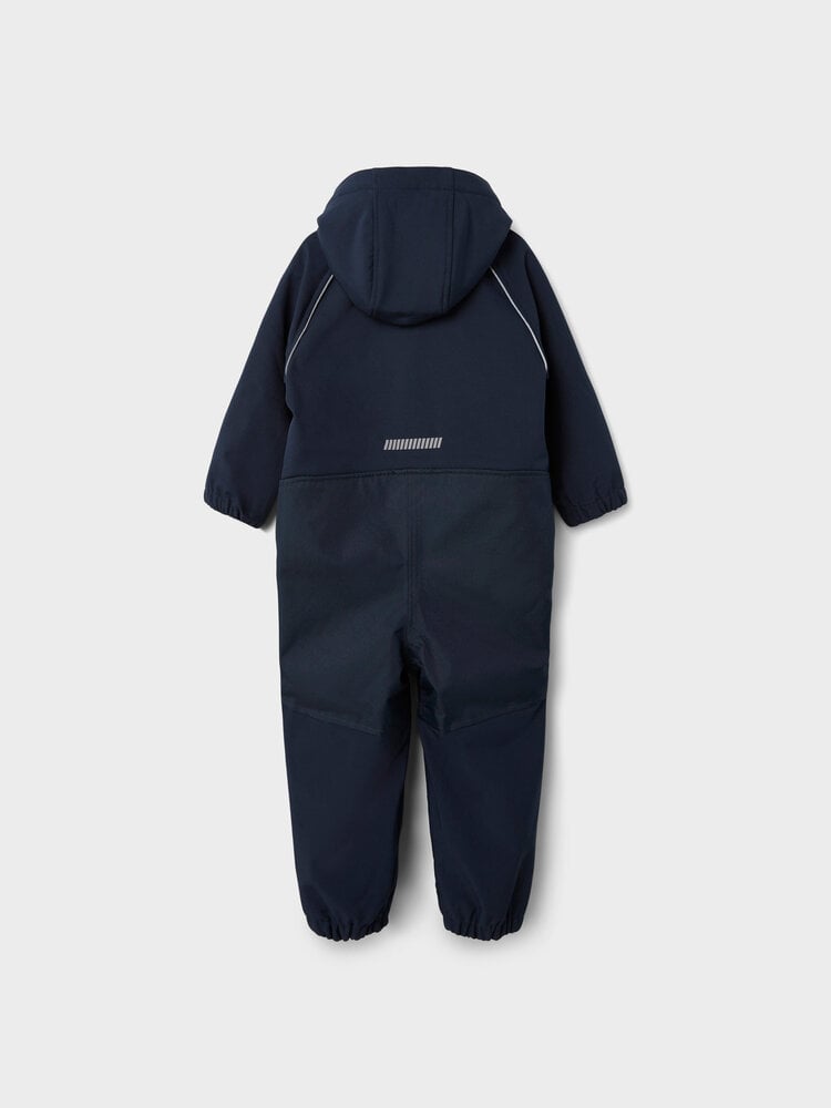 Name It 13165364 NMNALFA SOFTSHELL SUIT SOLID FO Dark Sapphire