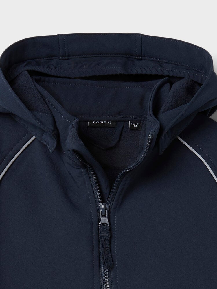 Name It 13165364 NMNALFA SOFTSHELL SUIT SOLID FO Dark Sapphire