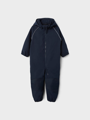 Name It 13165364 NMNALFA SOFTSHELL SUIT SOLID FO Dark Sapphire