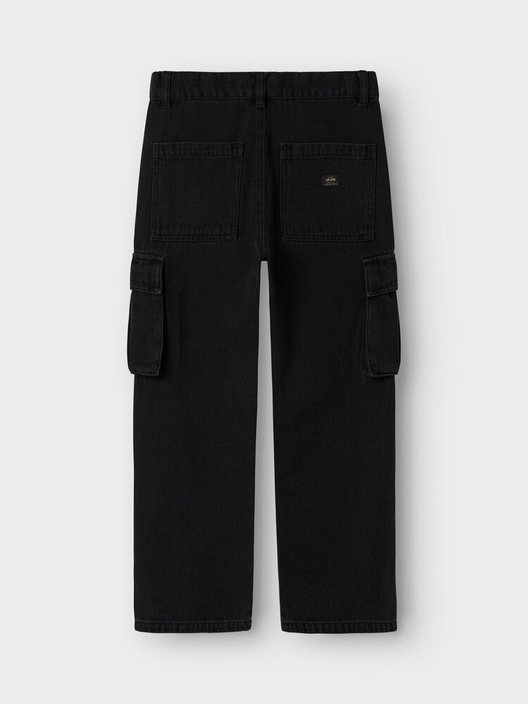 Name It 13231769 NKMRYAN ST CARGO JEANS 5910-IM Black Denim