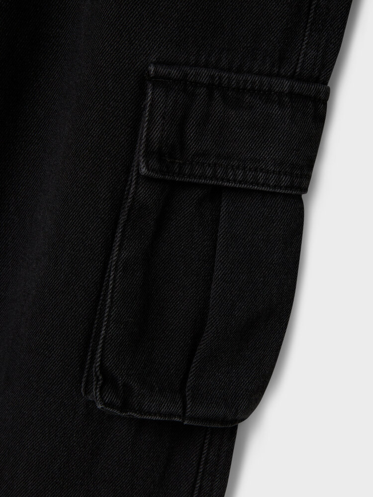 Name It 13231769 NKMRYAN ST CARGO JEANS 5910-IM Black Denim