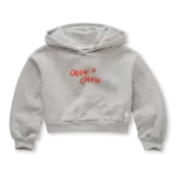 Sproet & Sprout Cropped hooded sweatshirt  Grey melee Sproet & Sprout Cropped hooded sweatshirt  Grey melee