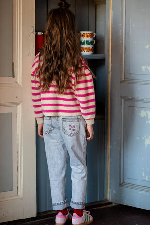 Petit Blush Baggy Fit Jeans Washed Light Grey Petit Blush Baggy Fit Jeans Washed Light Grey