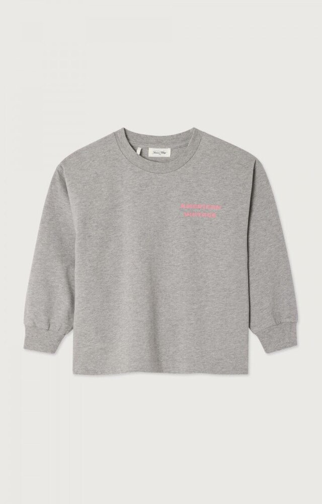 American Vintage T-Shirt Fizvalley GREY CHINE American Vintage T-Shirt Fizvalley GREY CHINE