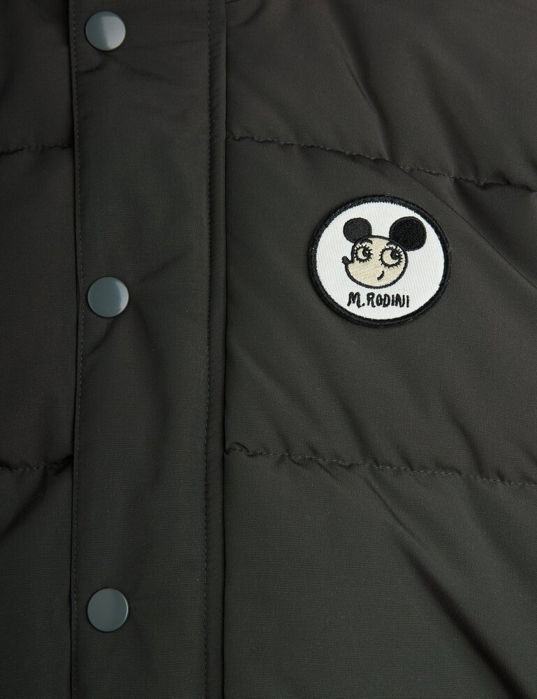 Mini Rodini Ritzratz patch puffer Black - Chapter 2 - Limited stock Mini Rodini Ritzratz patch puffer Black - Chapter 2 - Limited stock