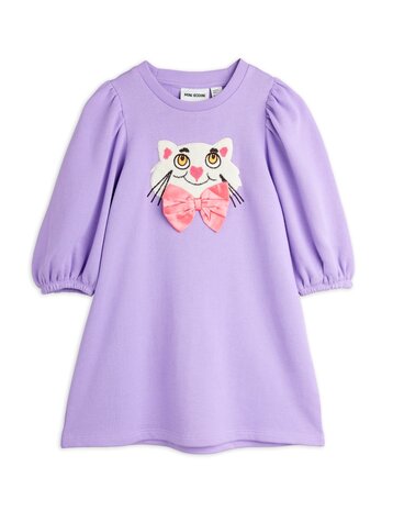 Mini Rodini Cat with bowtie chenille sweatdress - Chapter 2 Mini Rodini Cat with bowtie chenille sweatdress - Chapter 2