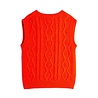 Mini Rodini Panda patch cable knit v-neck slipover - Chapter 2 Mini Rodini Panda patch cable knit v-neck slipover - Chapter 2