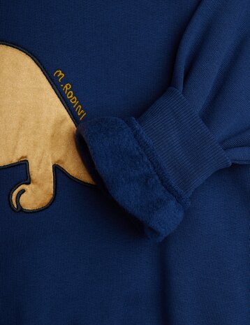 Mini Rodini Dino application sweatshirt blue - Chapter 2 Mini Rodini Dino application sweatshirt blue - Chapter 2