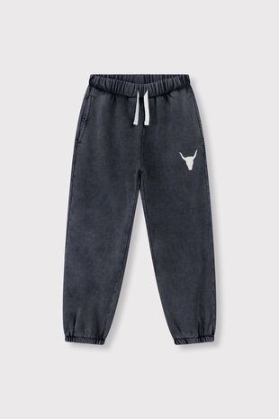 ALIX the label Bull logo pants charcoal grey ALIX the label Bull logo pants charcoal grey