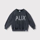 ALIX the label Alix on tour sweater charcoal grey