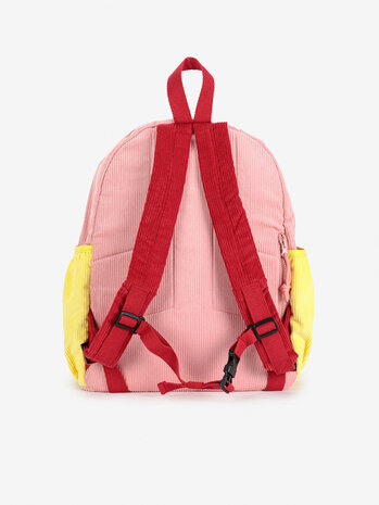 Bobo Choses Tic Tac Toe color block corduroy school bag Bobo Choses Tic Tac Toe color block corduroy school bag