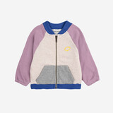Bobo Choses Tic Tac Toe color block zipped sweatshirt