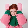 Bobo Choses Bobo Choses bicolor mittens pink Bobo Choses Bobo Choses bicolor mittens pink