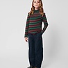 Bobo Choses donkerblauwe kinderbroek met streepjes Bobo Choses donkerblauwe kinderbroek met streepjes