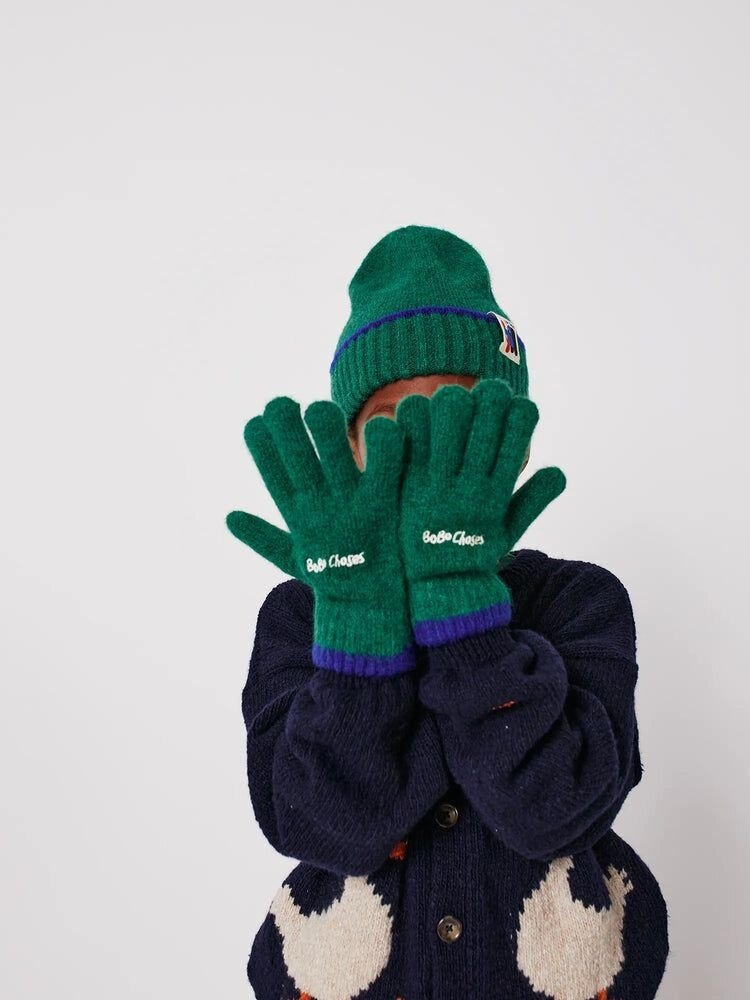Bobo Choses Groene handschoenen voor kinderen