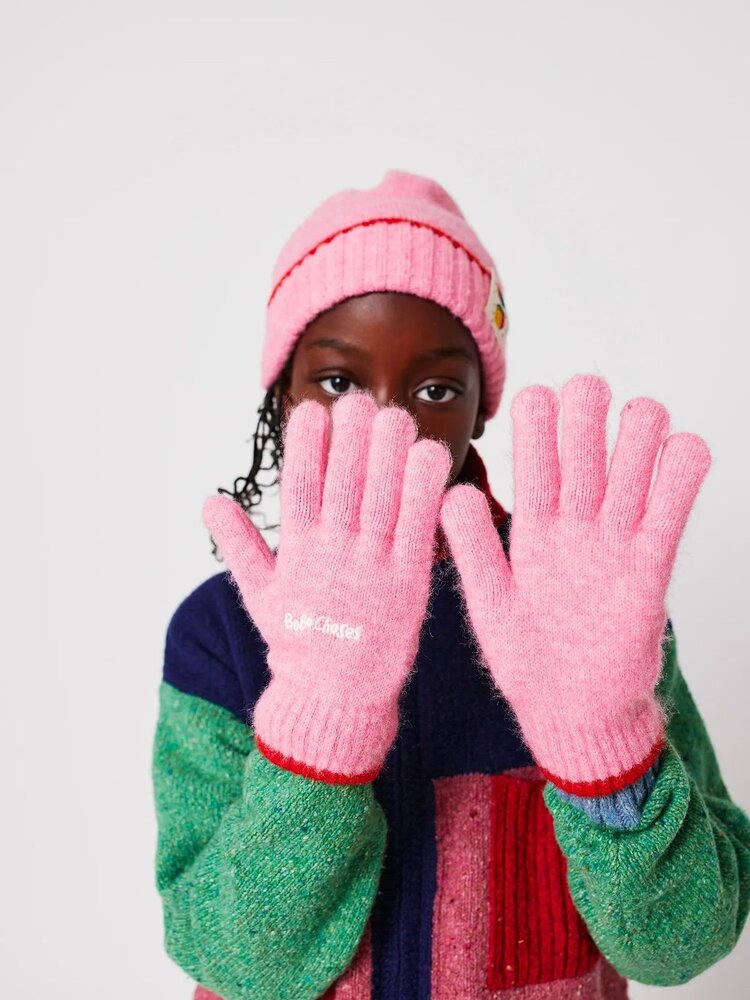 Bobo Choses Roze handschoenen voor kinderen