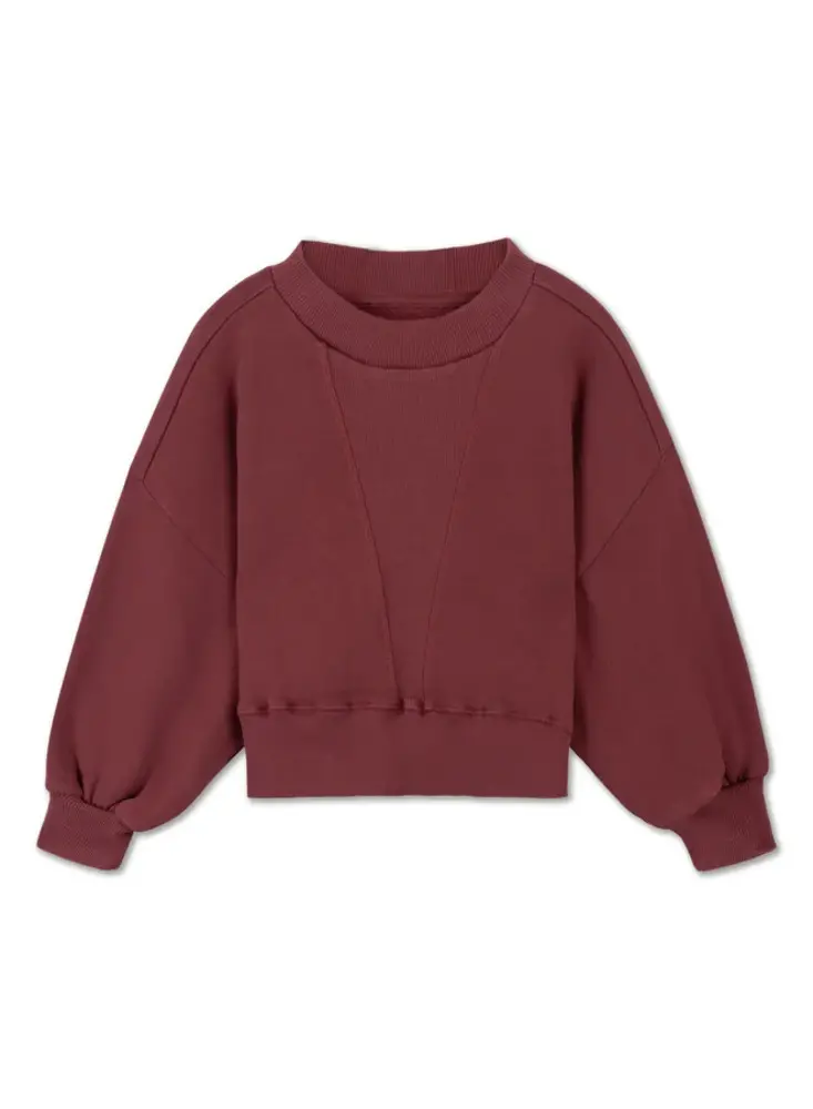 Repose AMS 87. city sweater royal burgundy Repose AMS 87. city sweater royal burgundy