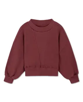 Repose 87. city sweater royal burgundy