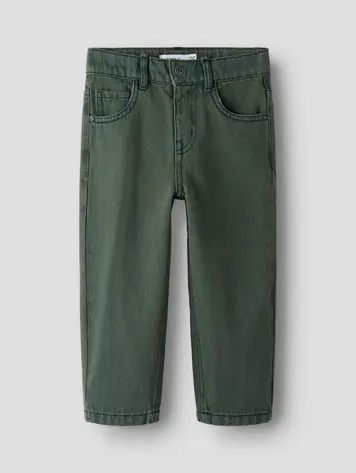 Name It 13250924 NMMBEN TAP OVERDYED JEANS Deep Forest