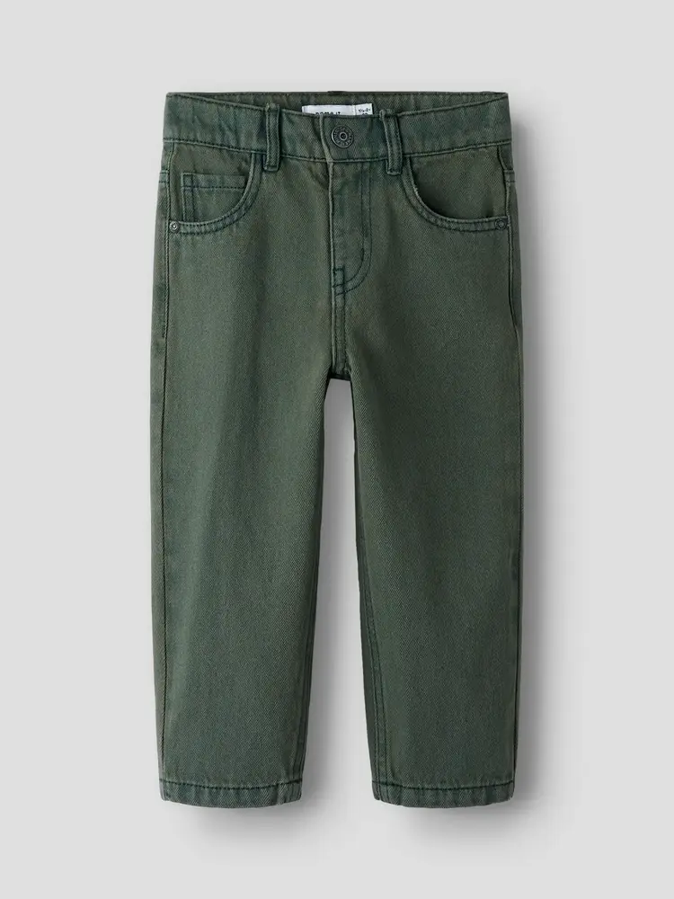 Name It 13250924 NMMBEN TAP OVERDYED JEANS Deep Forest