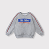 ALIX the label Text print sweater soft grey melange ALIX the label Text print sweater soft grey melange