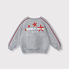 ALIX the label Text print sweater soft grey melange ALIX the label Text print sweater soft grey melange