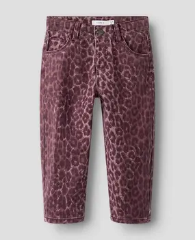 Name It 13254270 NMFBELLA MOM LEO TWILL PANT Burgundy Leo Name It 13254270 NMFBELLA MOM LEO TWILL PANT Burgundy Leo
