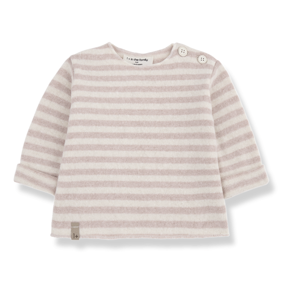 1+ in the family AUBIN beige longsleeve t-shirt 1+ in the family AUBIN beige longsleeve t-shirt