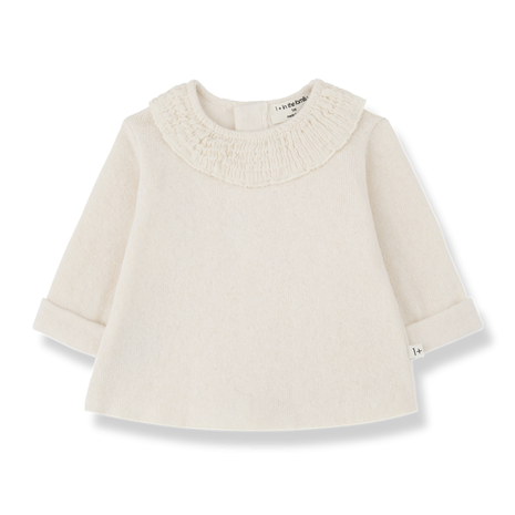 1+ in the family EROLA ecru sweater 1+ in the family EROLA ecru sweater