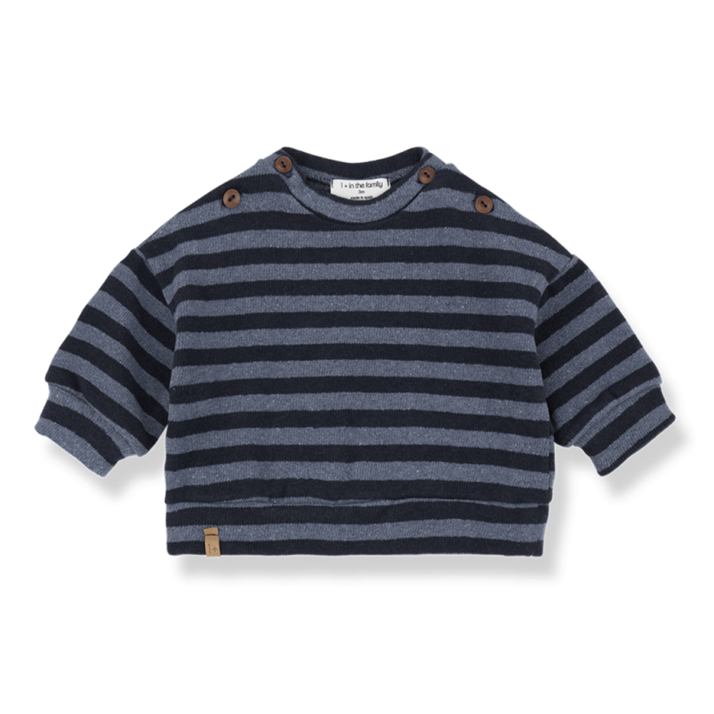 1+ in the family DIRK denim sweater 1+ in the family DIRK denim sweater