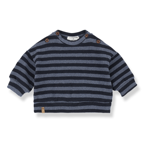 1+ in the family DIRK denim sweater 1+ in the family DIRK denim sweater
