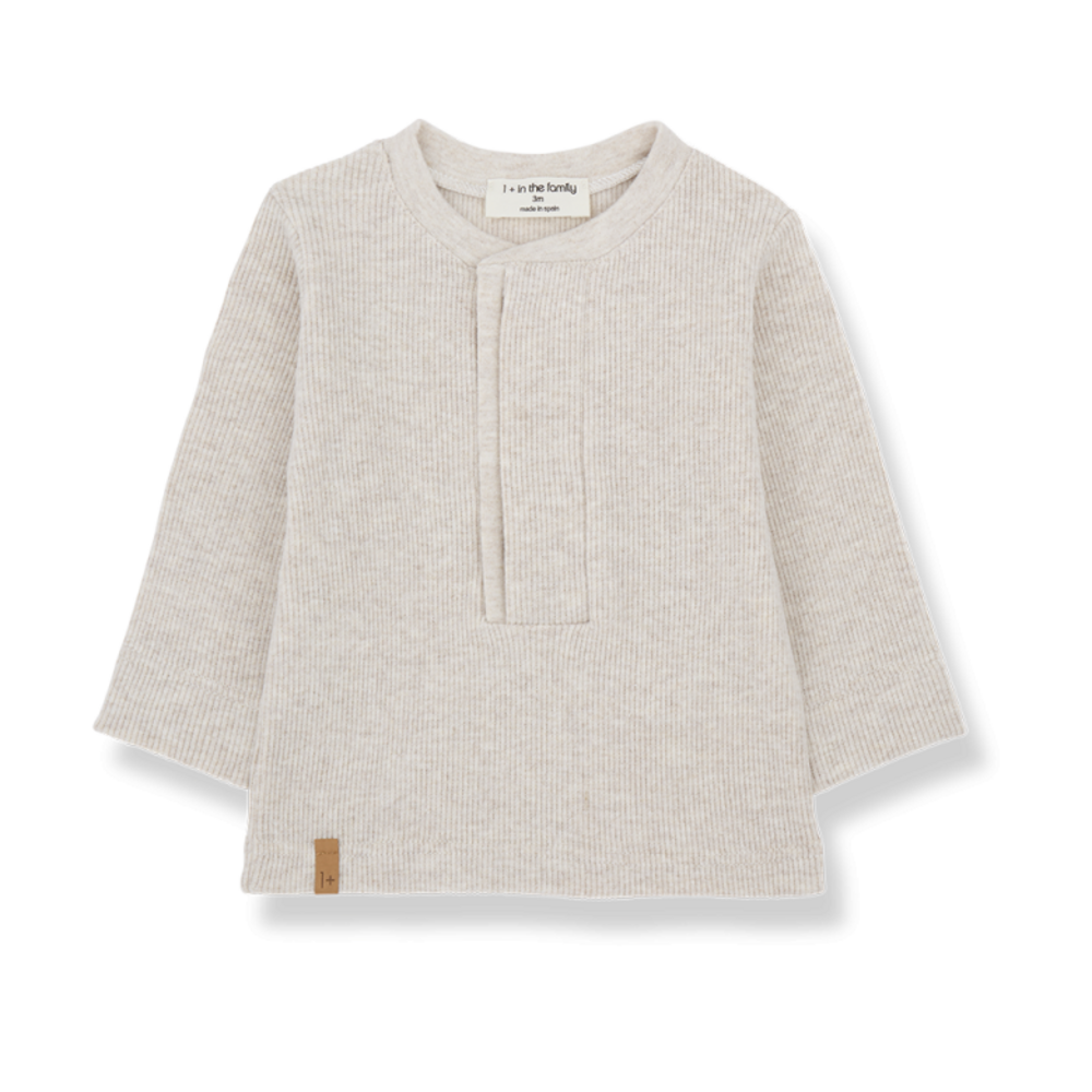 1+ in the family RALF rice henley shirt 1+ in the family RALF rice henley shirt