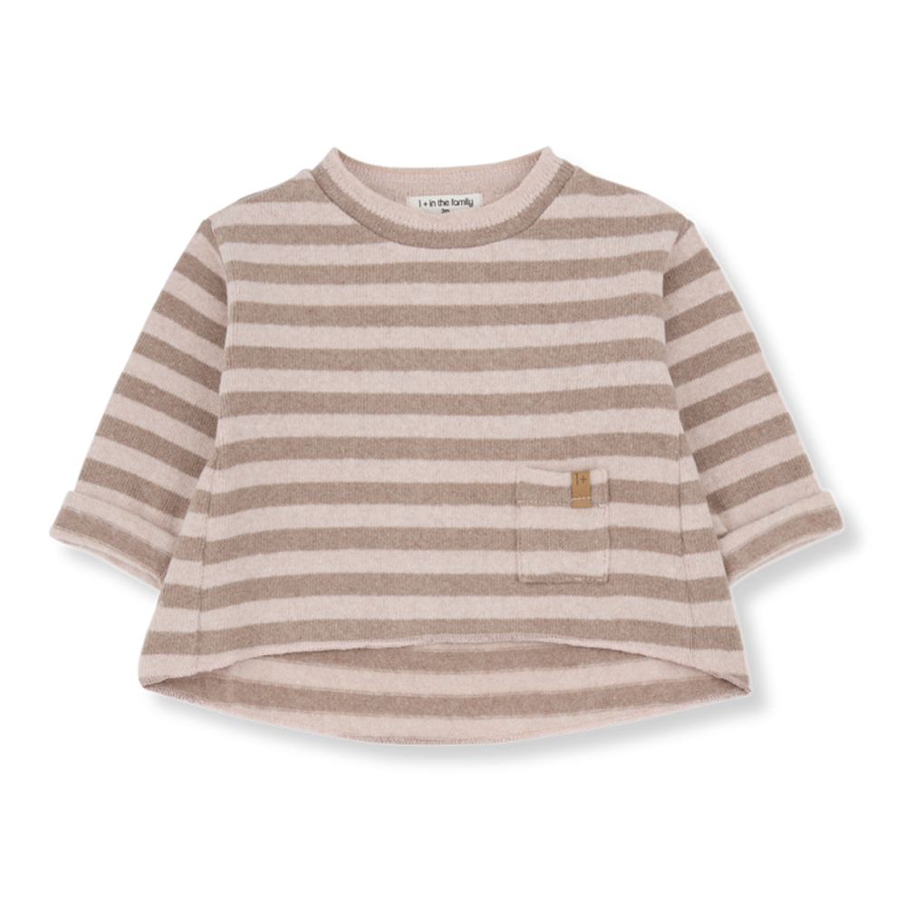 1+ in the family PETRA nude girly sweater 1+ in the family PETRA nude girly sweater