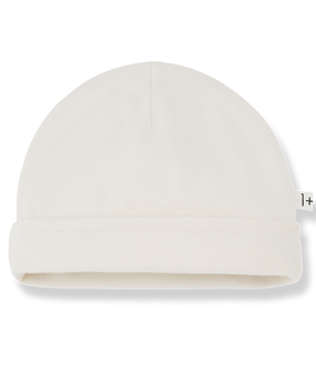 1+ in the family NUC ecru beanie