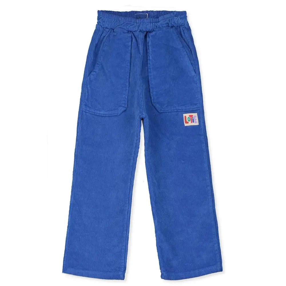 Lötie Kids Corduroy casual pants solid ink blue Lötie Kids Corduroy casual pants solid ink blue