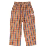 Lötie Kids Corduroy wide pants checks toasted