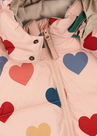 Konges Slojd Nuka Jacket Coeur Rose Coloré Konges Slojd Nuka Jacket Coeur Rose Coloré