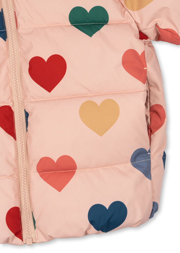Konges Slojd Nuka Jacket Coeur Rose Coloré Konges Slojd Nuka Jacket Coeur Rose Coloré