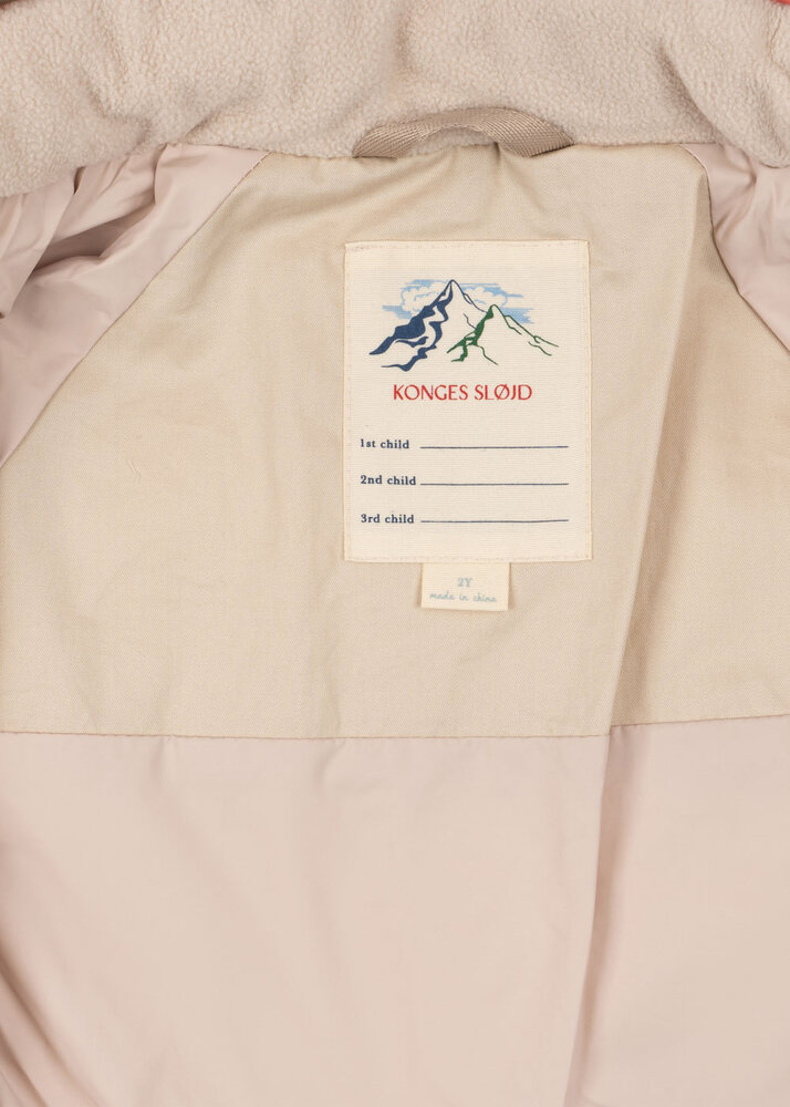 Konges Slojd Nuka Jacket Coeur Rose Coloré Konges Slojd Nuka Jacket Coeur Rose Coloré