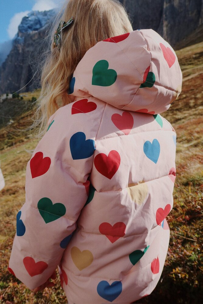 Konges Slojd Nuka Jacket Coeur Rose Coloré Konges Slojd Nuka Jacket Coeur Rose Coloré