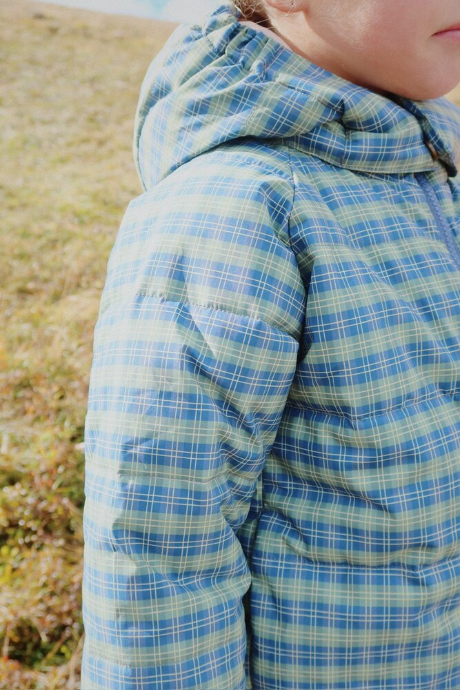 Konges Slojd Nuka Deux Jacket Laurel Blue Check Konges Slojd Nuka Deux Jacket Laurel Blue Check