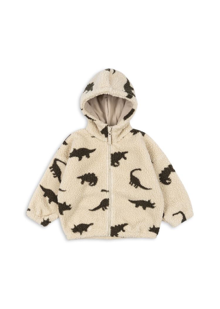 Konges Slojd Jody Teddy Hoodie Dino Silhouette