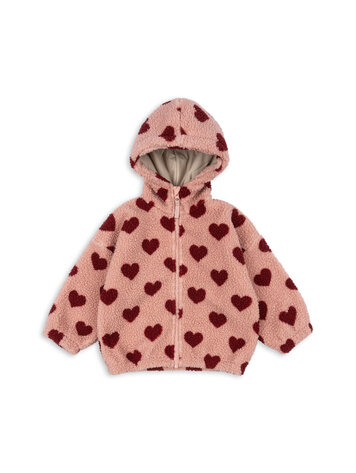 Konges Slojd Jody Teddy Hoodie Coeur Mellow