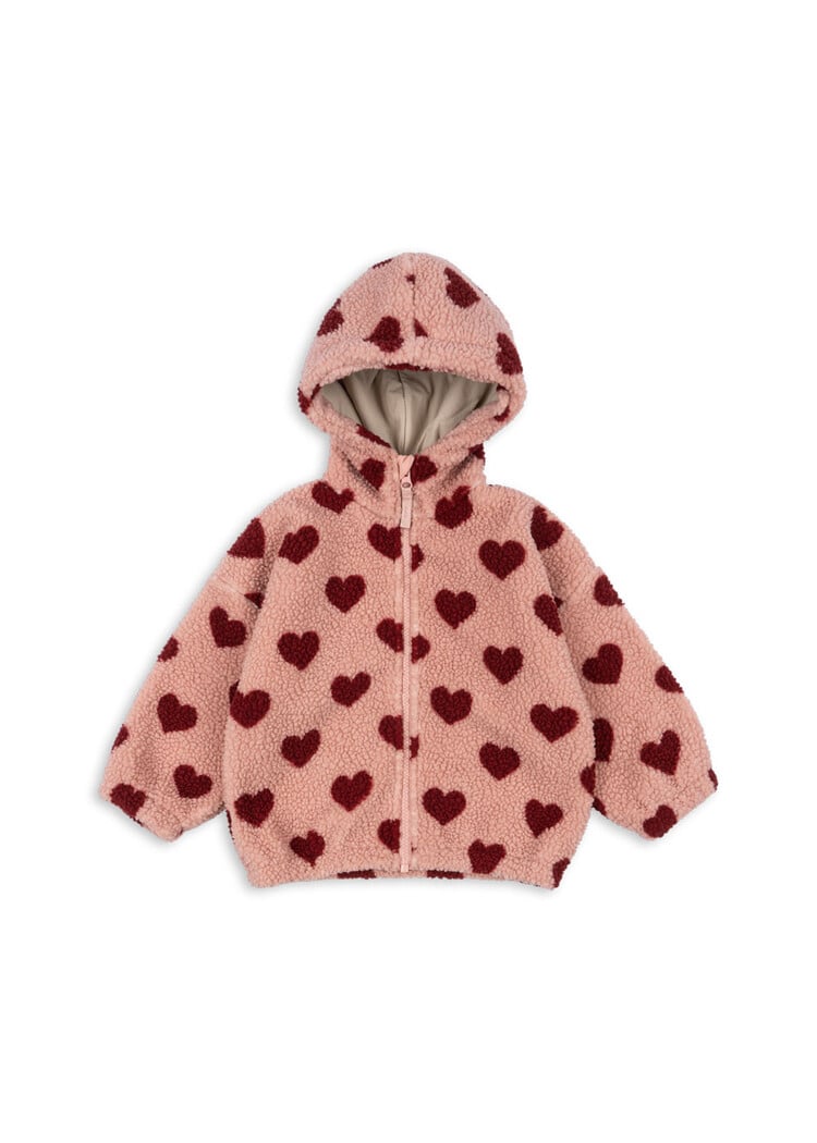 Konges Slojd Jody Teddy Hoodie Coeur Mellow