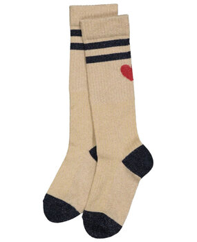 MP Denmark 10 89020 753 Elga glitter knee socks Champagne Beige MP Denmark 10 89020 753 Elga glitter knee socks Champagne Beige