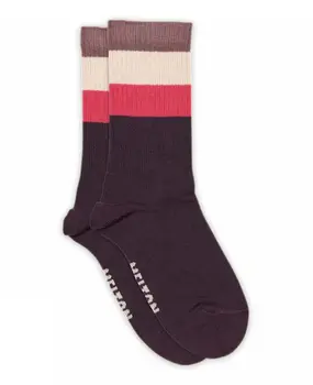 MP Denmark 30 22157 616 Wide stripes socks Hortensia MP Denmark 30 22157 616 Wide stripes socks Hortensia